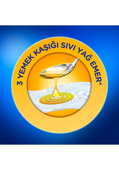 Selpak Extra Yağ Emici Halkalar Kağıt Havlu 6 Rulo