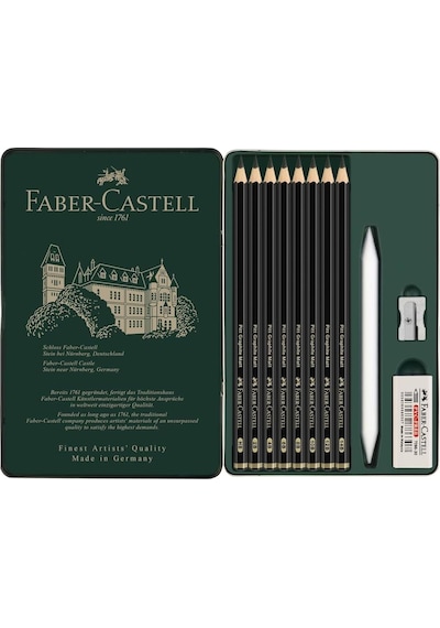 Faber-castell Pitt Matt Dereceli Kalem Seti, 11 Parça, Ultra Mat Çok Renkli