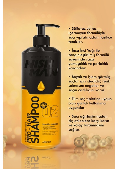 Tuz Ve Paraben Içermeyen Keratin Özlü Saç Bakım Şampuanı 400 Ml