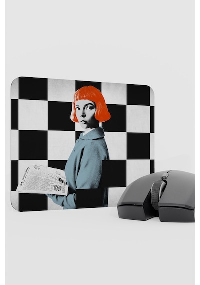 The Queen's Gambit V2 22x18 Gaming Kauçuk Kaymaz Taban Mouse Pad Fare Altlığı
