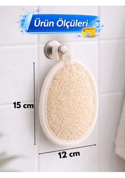 Beylini Kabak Yüz Eldiven Lifi Peeling Cilt Temizleme Banyo Duş Kesesi