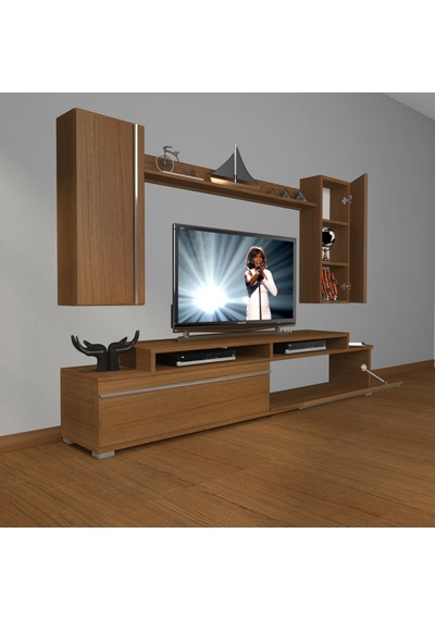 Decoraktiv Ekoflex 7 Mdf Tv Ünitesi Tv Sehpası Ceviz