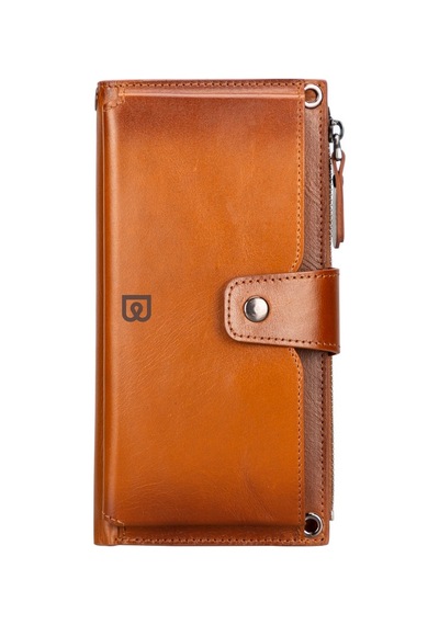 Lozan Strap 6.5 İnch Uyumlu Deri Kartlıklı Kılıf Rst2ef Taba
