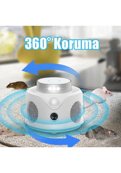 Pro Pır Sensor 360 Pest Repeller Ultrasonik-elektronik Fare Haşere Akrep Yarasa Kovucu Pro Pır Sensor 360 Pest Repeller Ultrasonik-elektronik Fare Haşere Akrep Yarasa Kovucu