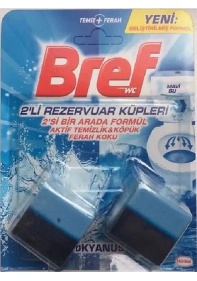 Bref Bref Küp Tuvalet Temizleyici 1 Paket, 2x50 Gr Mavi Su 265027414