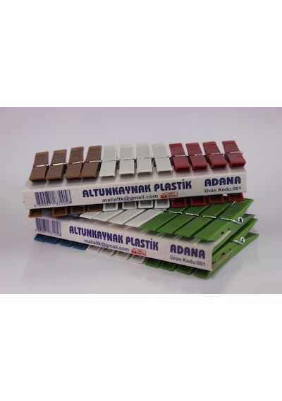 Altunkaynak Plastik 24'Lü Plastik Mandal Elbise Kurutma Maşası
