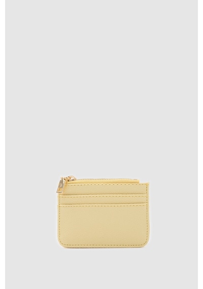 Shule Bags Nook Fermuarlı Charm Kartlık Sarı