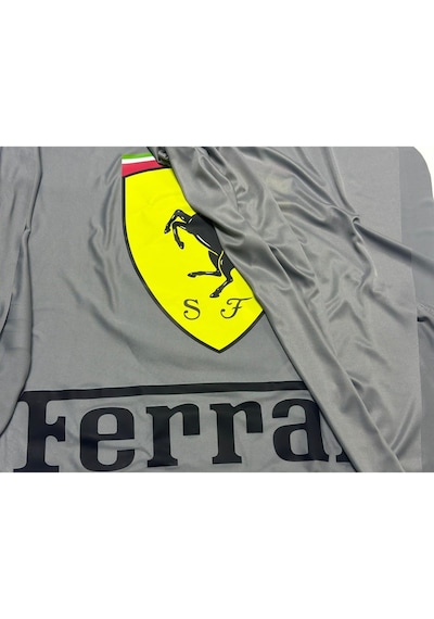 Ferrari F12 Gri Kumaş Garaj Brandası Penye Branda Örtü