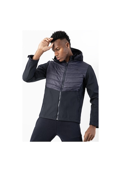 Maraton Sportswear Regular Erkek Kapşonlu Takma Kol Outdoor Lacivert Ceket 21797 Lacivert