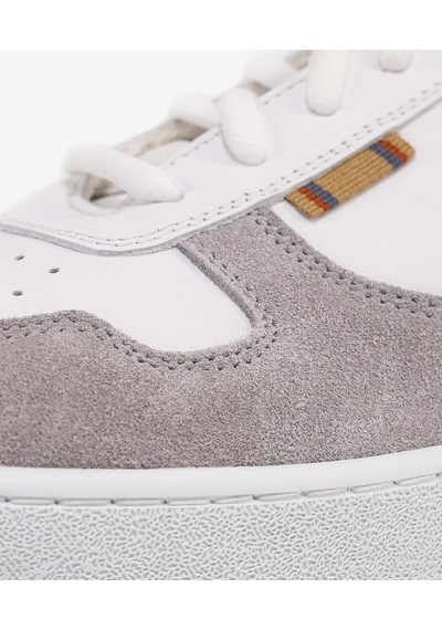 Yargıcı Retro Görünümlü Deri Spor Sneakers 24yeay4471x 002 Beyaz