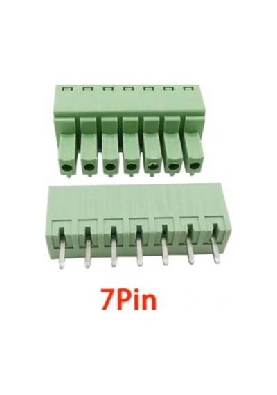 7 Pin 3.81mm Geçmeli 90c Takım Klemens