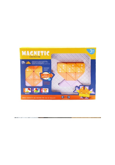 26 Parça Manyetik Bloklar 3d Puzzle Eğitici Zeka Oyunu - Mıknatıslı Yapı İnşa Seti