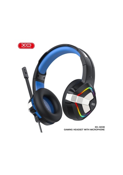 Ge08 Kulak Üstü Kablolu Rgb Işıklı Mikrofonlu Gaming Oyuncu Kulaklığı - 2 Metre - Hi-fis