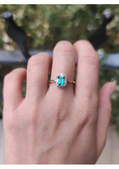 Jena Green Topaz Yüzük Ak1409