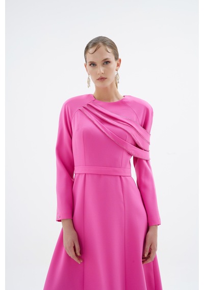 Senna Opıa Elbise Pembe Pembe