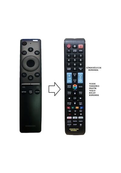 Samsung Uyumlu Bn59-01330C 4K Suhd Smart Tv Yedek Kumandası