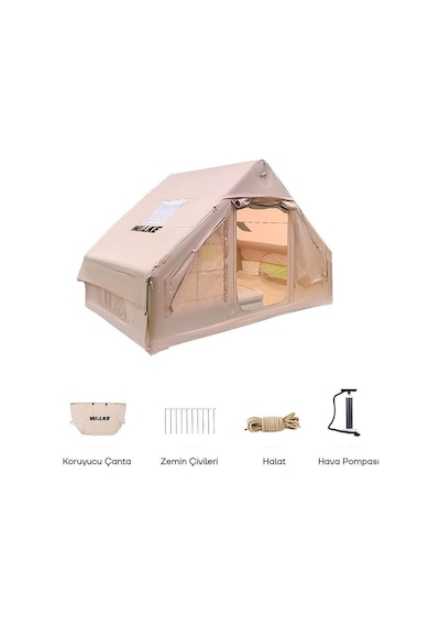 Luxury 6 Metrekare Dayanıklı 4 mevsim Şişme Çadır