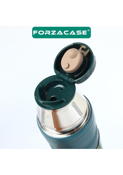 Forzacase 3 Bardaklı Paslanmaz Çelik 700 ML Termos - Fc435 Siyah