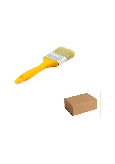 Kestirme Boya Fırçası - 50 Mm - No 2 - Sarı Saplı