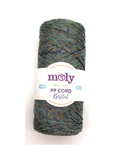 Angel Çanta Aksesuar Moly Yarn 200 Gr Simli Polyester Makrome No:500 Diğer