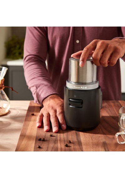 Kitchenaid Go 5kbgr100bm Kablosuz Kahve Öğütücü Bataryasız Siyah Renkli