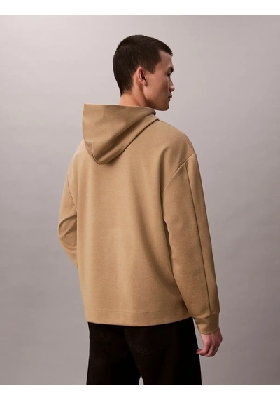 Calvin Klein Ls Stretch Wool Blend Bej Erkek Hoodie