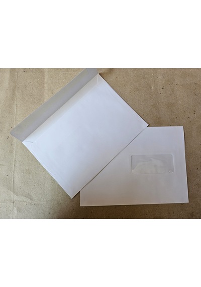 Zirve Zarf - 16,2 X 22,9 110 Gr Silikonlu Pencereli Zarf 60 Adet