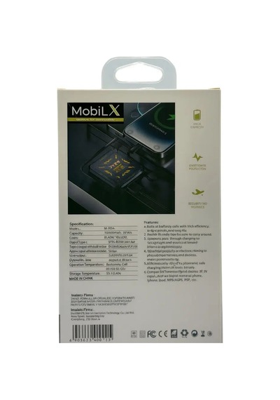 Mobilx 10000 Mah 22.5w Hızlı Şarj Powerbank Siyah
