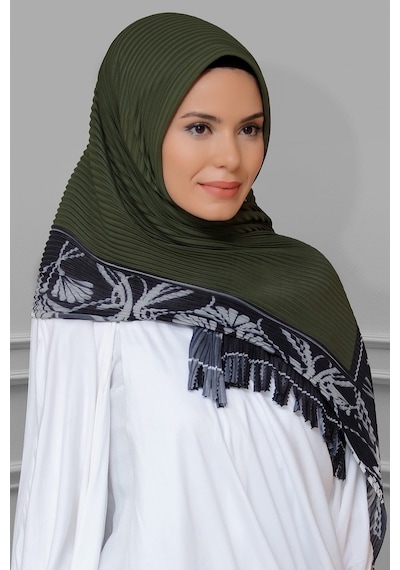 Hürrem Bone Haki Pratik Hazır Geçmeli Tesettür Eşarp Kesik Elyaf Piliseli Çiç (545491644) Haki Hürrem Bone Haki Pratik Hazır Geçmeli Tesettür Eşarp Kesik Elyaf Piliseli Çiç (545491644) Haki