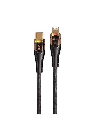 Flayse C23c-d 27w Hızlı Şarjlı Type-c To Lightning Kablosu 1 Metre Led Göstergeli