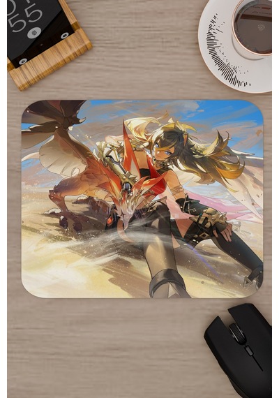 Dehya Genshin Impact Anime Gacha V1 - 22x18 Gaming Mouse Pad Fare Altlığı