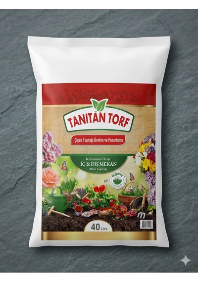 40 Lt Torf Toprak, Fide, Çiçek, Bitki Yetiştirme Torfu 40 L