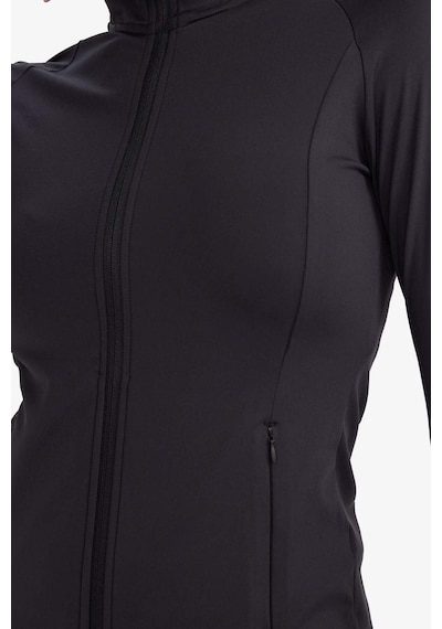 Defacto Fitted Ultra Soft Fermuarlı Hırka B3985AX25AU Siyah