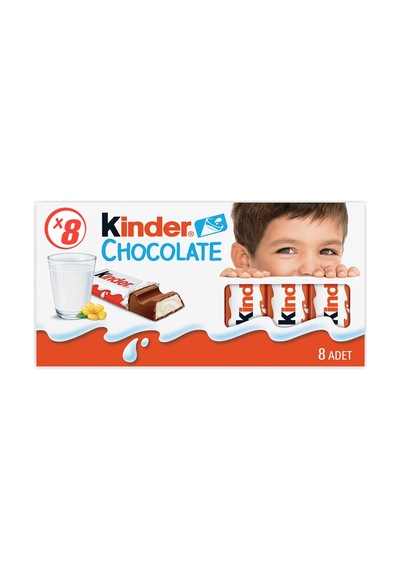 Kinder Chocolate 8'li 100 G - 7 Adet Tarı