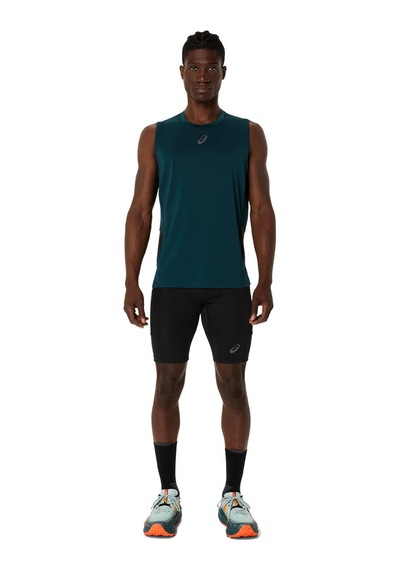 Asics Fujıtraıl Elıte Sprınter Erkek Siyah Beyaz Tayt 2011d267-001 Siyah Beyaz