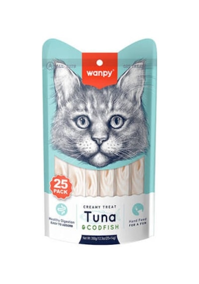 Ton Ve Morina Balıklı Krema Kedi Ödülü 25x14 Gr