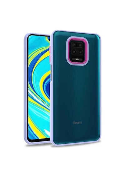 Xiaomi Redmi Note 9 Pro Kılıf Zore Flora Kapak Lila