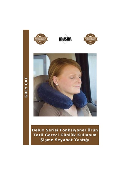 Delux Serisi Fonksiyonel Ürün Tatil Gereci Günlük Kullanım Şişme Seyahat Yastığı