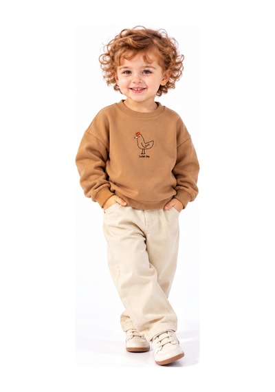Laciel Paris La'cieel Paris Laciel Days Sweatshirt Ballon Paçalı Jeans Krem