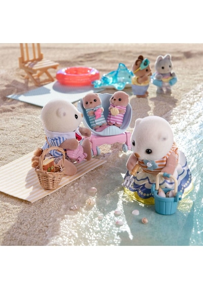 5803 Sylvanian Families Su Samuru Ailesi +3 Yaş Çok Renkli