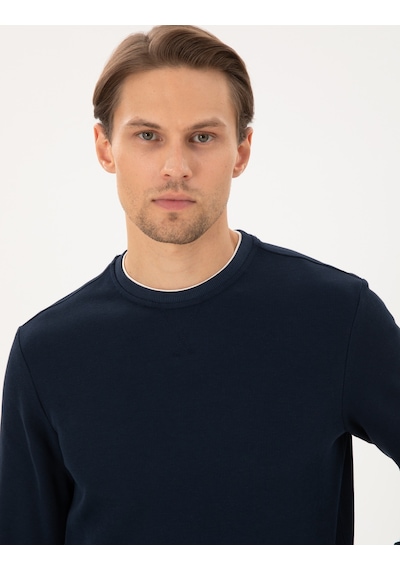 Pierre Cardin Erkek Lacivert Sweatshirt 50296485-vr033 Lacivert