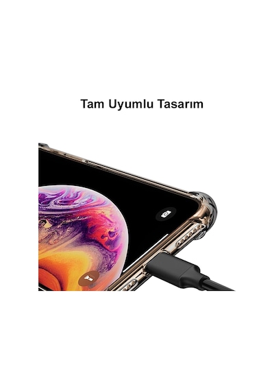 Apple Uyumlu iPhone 13  Darbe Emici Antişok Kapak Aşk Tasarımlı Şeffaf Silikon Kılıf