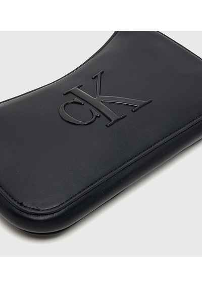 Calvin Klein Lv04f1125gub1 Bold Ck Kadın Omuz Çantası Siyah - Beyaz