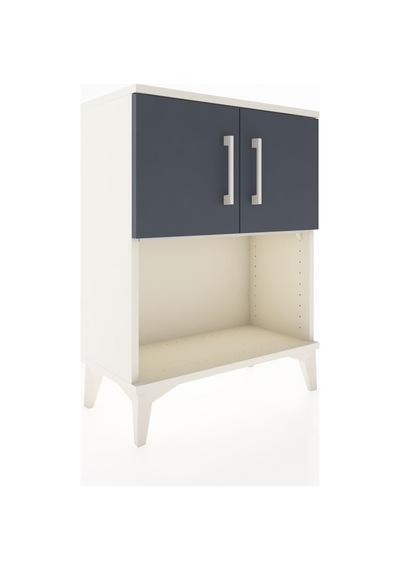 Arges Komodin 2 Raflı 2 Çekmeceli 2 Kapaklı 60x30x80 Aytaşı-a... Aytaşı