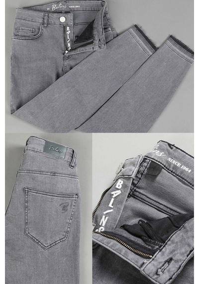 Kadın Paçası Sökük Kot Pantolon Gri Kadın Paçası Sökük Kot Pantolon Gri