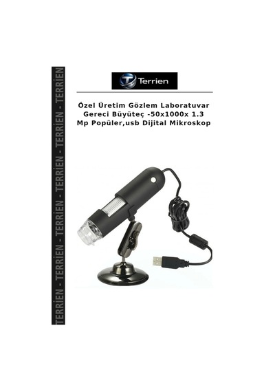 Özel Üretim Gözlem Laboratuvar Gereci Büyüteç -50x1000x 1.3 Mp Popüler,usb Dijital Mikroskop