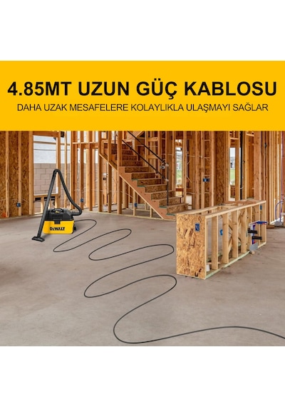 Dewalt Dxv15t 1100w 15lt Taşınabilir Islak Ve Kuru Elektrikli Süpürge