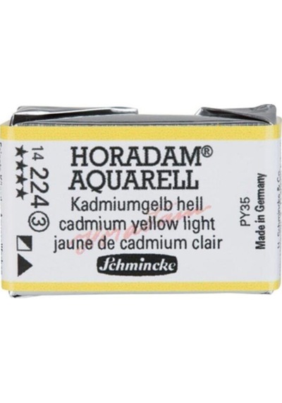 Schmincke : Horadam Aquarell Artist Sulu Boya : Tam Tablet : Seri 3 224 Cadmium Yellow Light