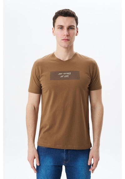 AR-MA Arma Erkek Regular Fit Baskılı Süprem Bisiklet Yaka Tişört Y29344453402 Kahverengi AR-MA Arma Erkek Regular Fit Baskılı Süprem Bisiklet Yaka Tişört Y29344453402 Kahverengi