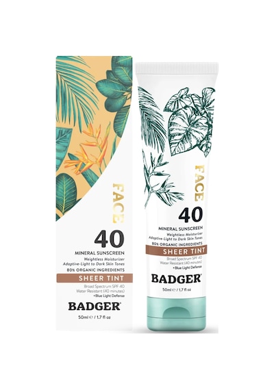 Badger Spf40 Tınted Sunscreen Cream